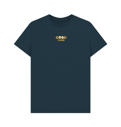 Denim Blue Printed T-shirt