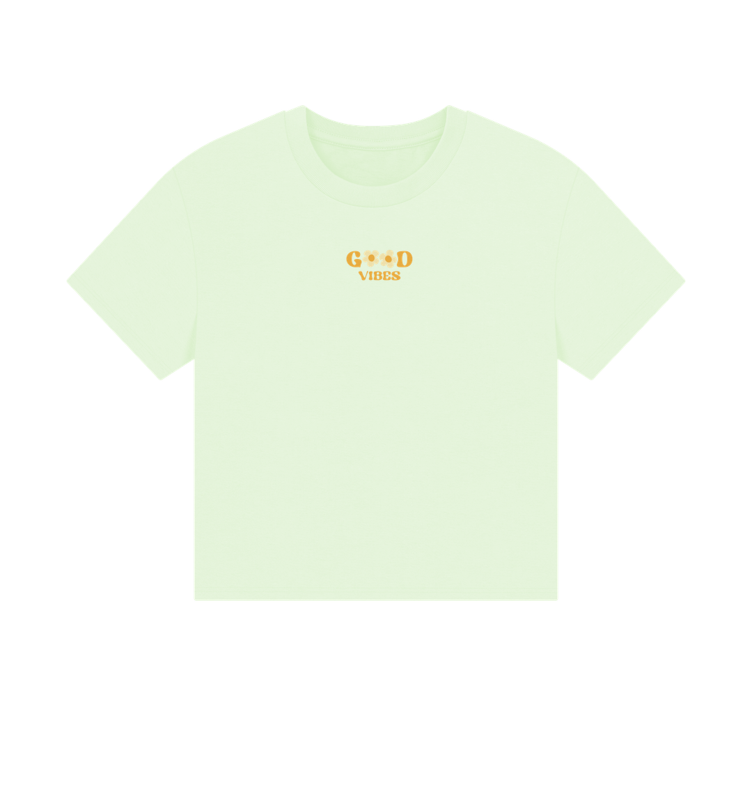 Pastel Green Printed T-shirt