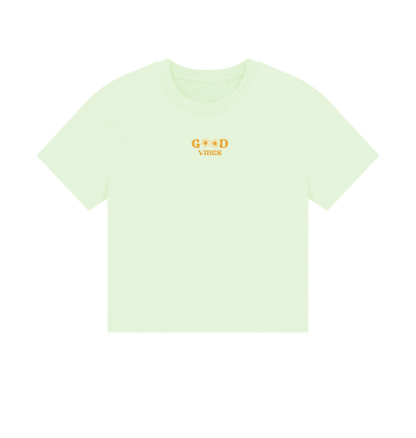 Pastel Green Printed T-shirt