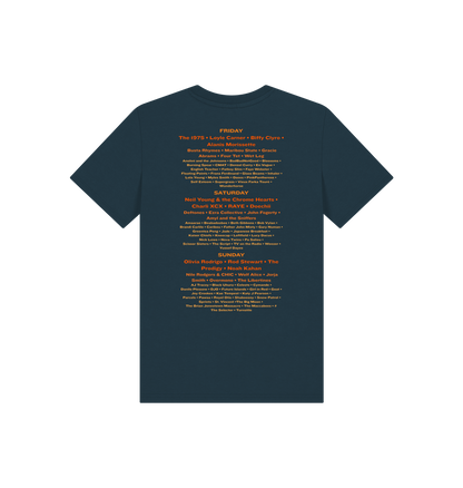 Denim Blue Printed Kids T-Shirt