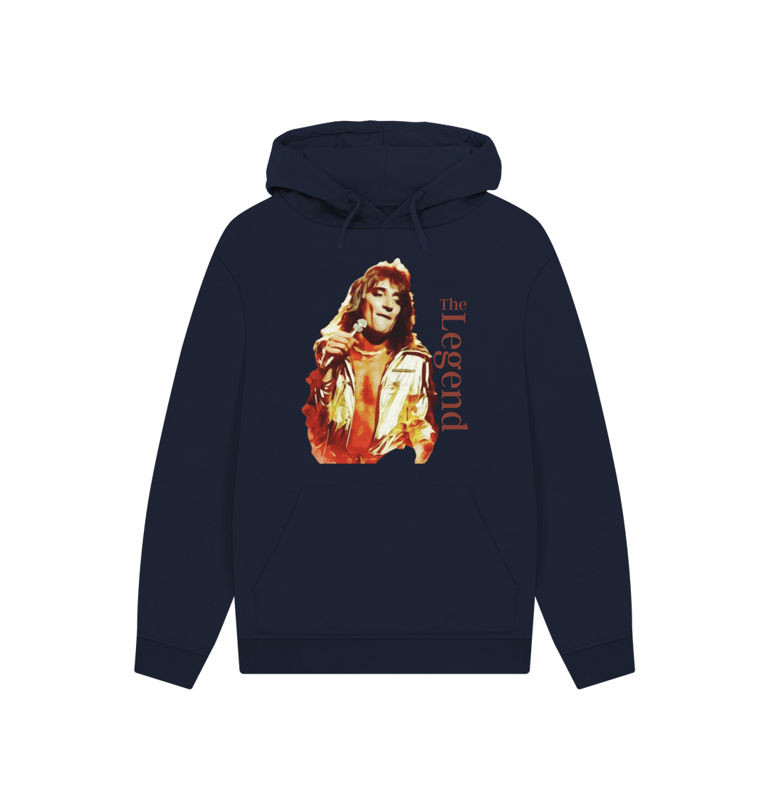 Navy Printed Hoody