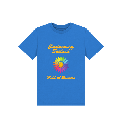 Bright Blue Printed Kids T-Shirt