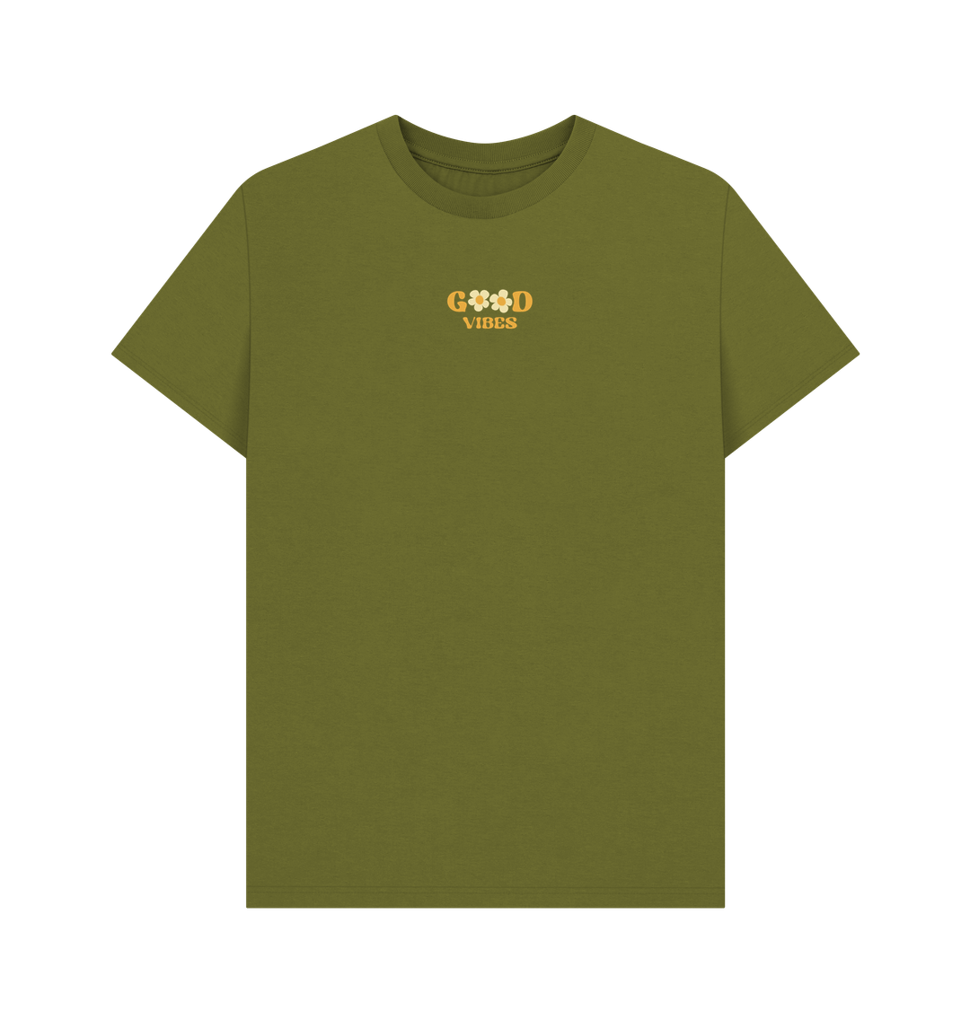 Moss Green Printed T-shirt