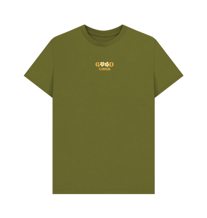 Moss Green Printed T-shirt