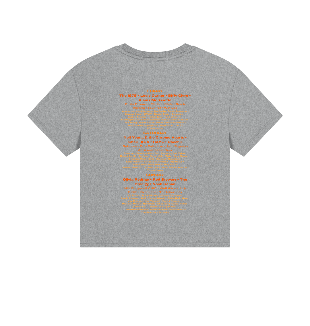 Athletic Grey Printed T-shirt