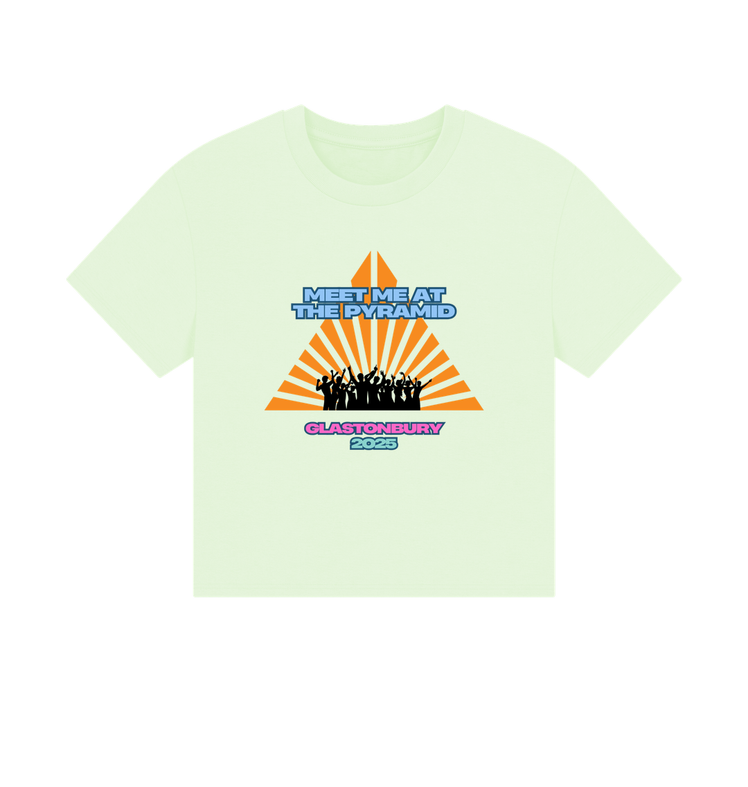 Pastel Green Printed T-shirt