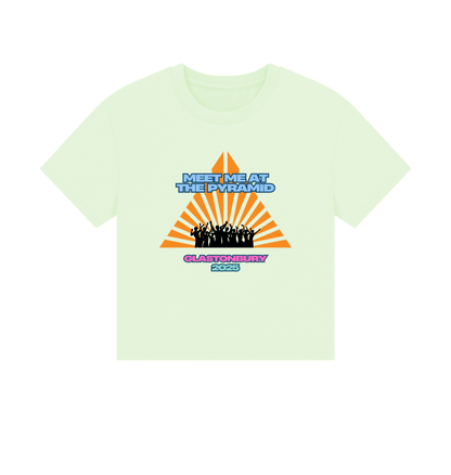 Pastel Green Printed T-shirt