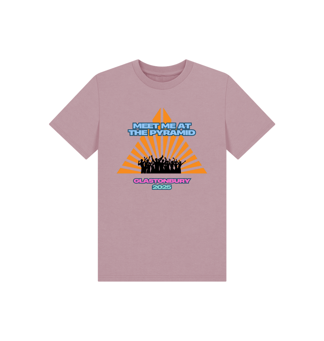 Mauve Printed Kids T-Shirt