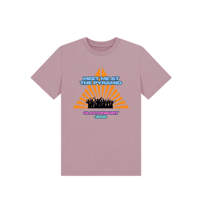 Mauve Printed Kids T-Shirt