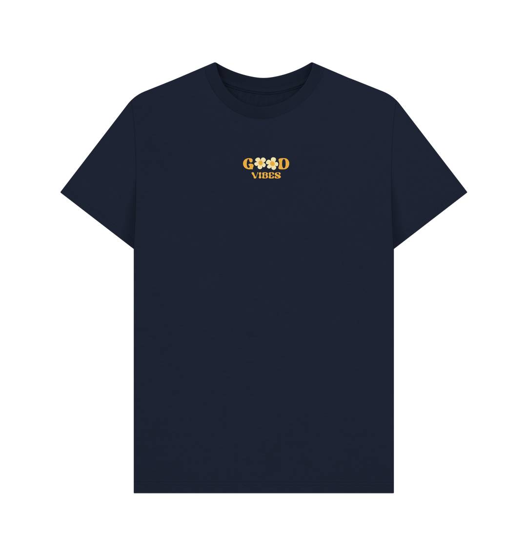Navy Blue Printed T-shirt