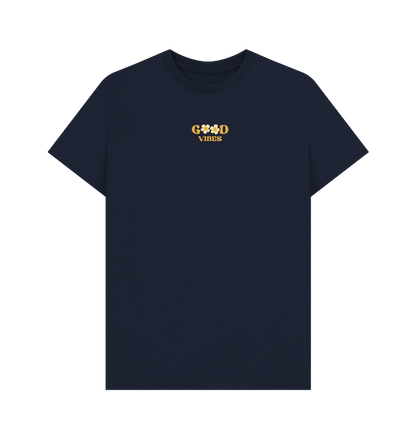 Navy Blue Printed T-shirt
