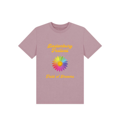 Mauve Printed Kids T-Shirt