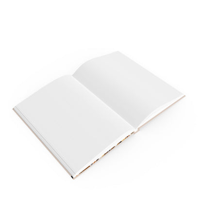 The Woof Pack Collection: 'Words of Pawsitivity' Hard Back Notebook (Almond)