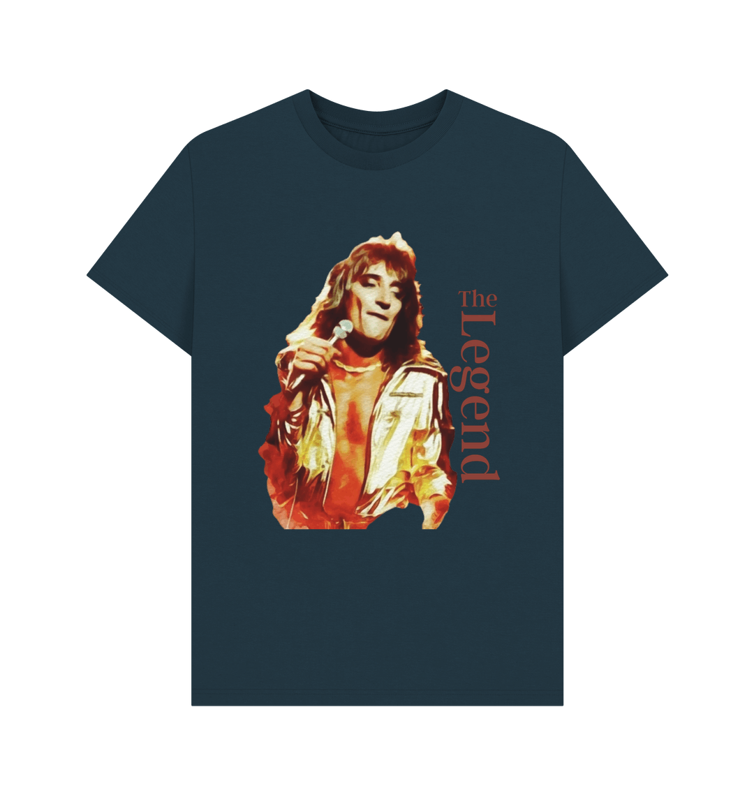 Denim Blue Printed T-shirt