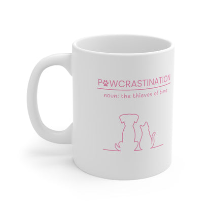 Pawcrastination Mug - Pink