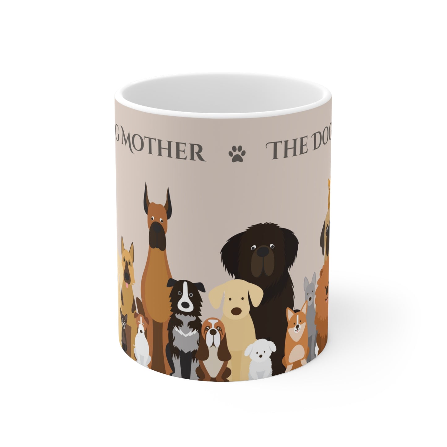 The Woof Pack Collection: 'The Dog Mother' Ceramic Mug