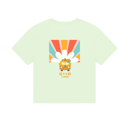 Pastel Green Printed T-shirt