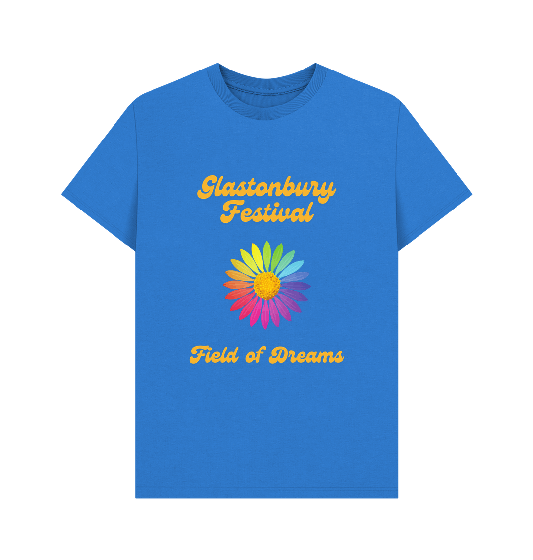 Bright Blue Printed T-shirt