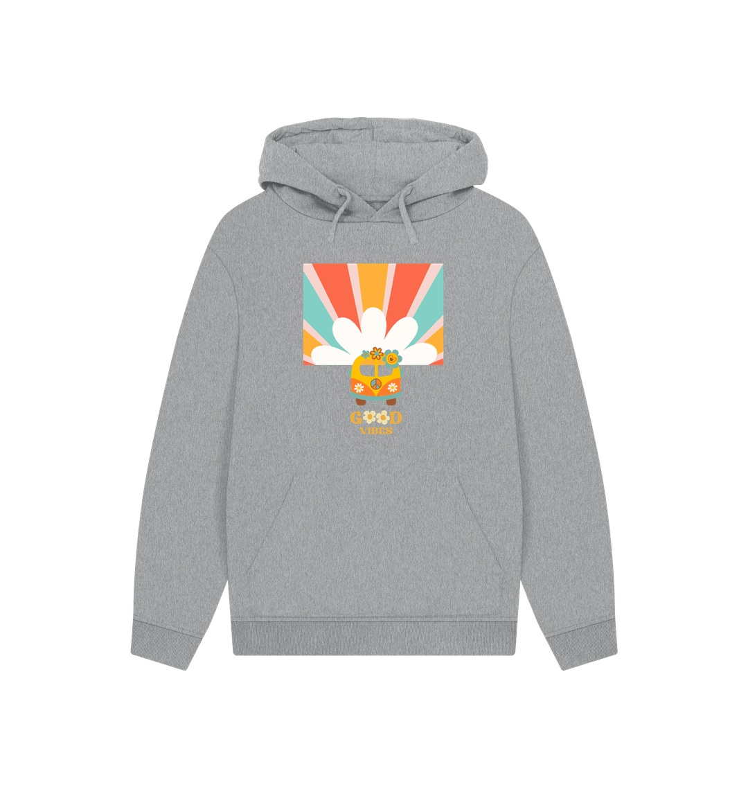 Athletic Grey Printed Hoody