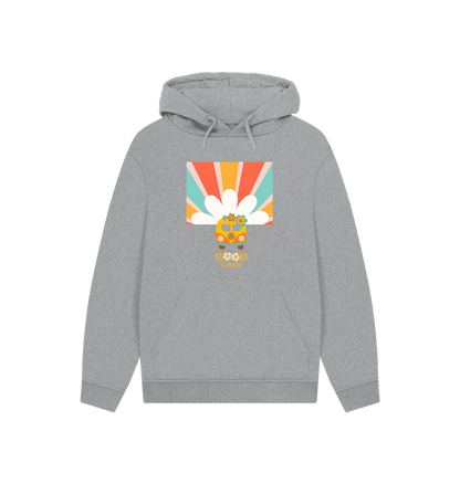 Athletic Grey Printed Hoody