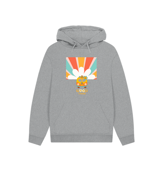 Athletic Grey Printed Hoody