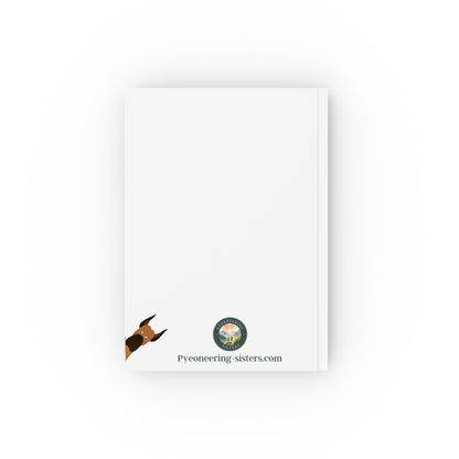 The Woof Pack Collection: 'Words of Pawsitivity' Hard Back Notebook (White)