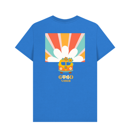 Bright Blue Printed T-shirt