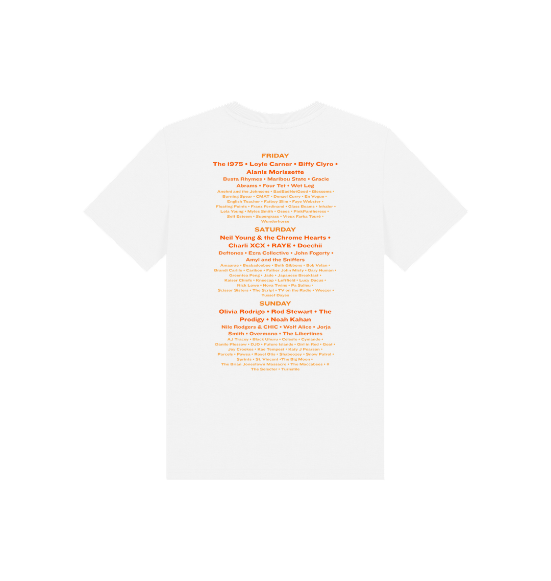 White Printed Kids T-Shirt