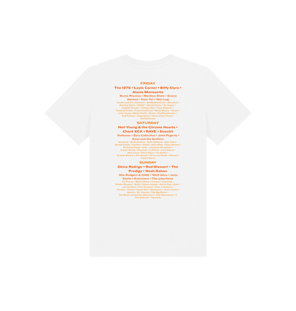 White Printed Kids T-Shirt