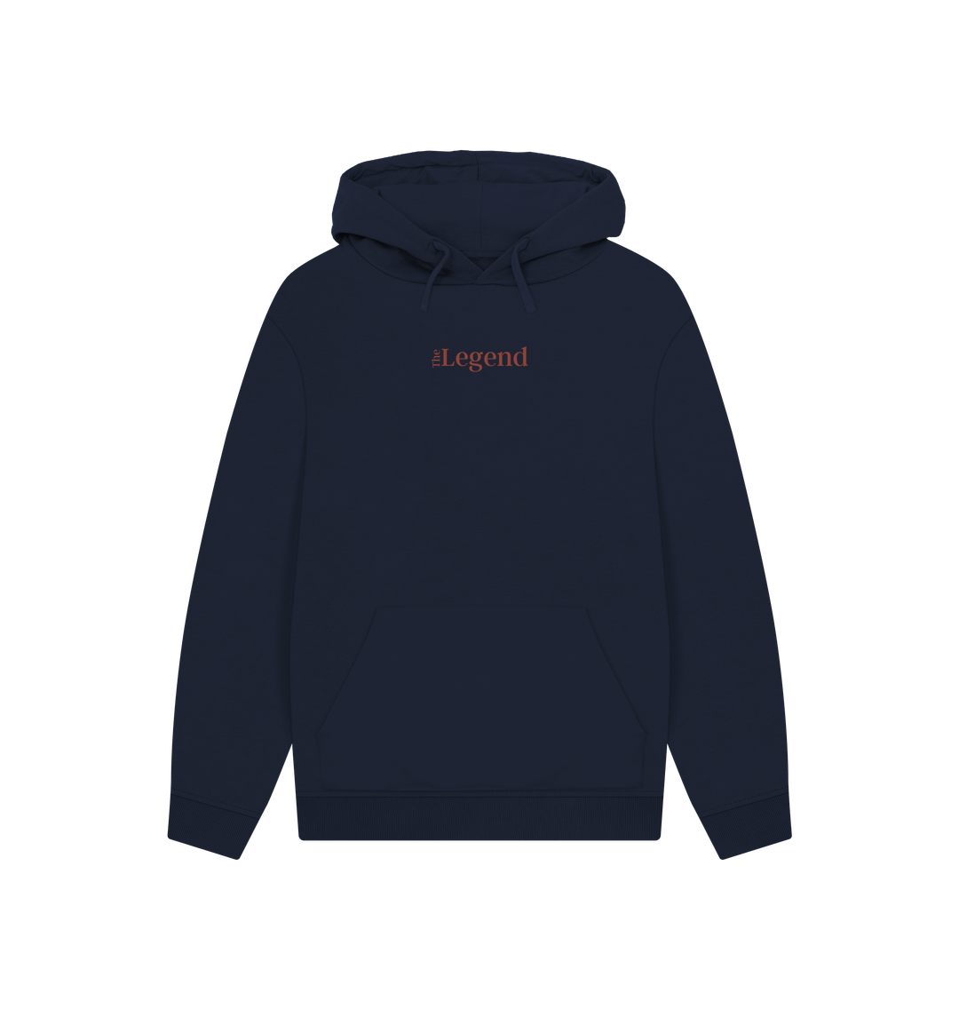 Navy Printed Hoody