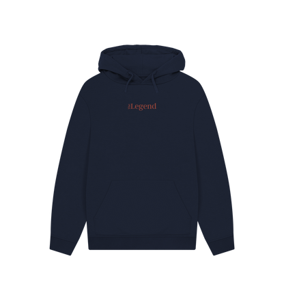 Navy Printed Hoody