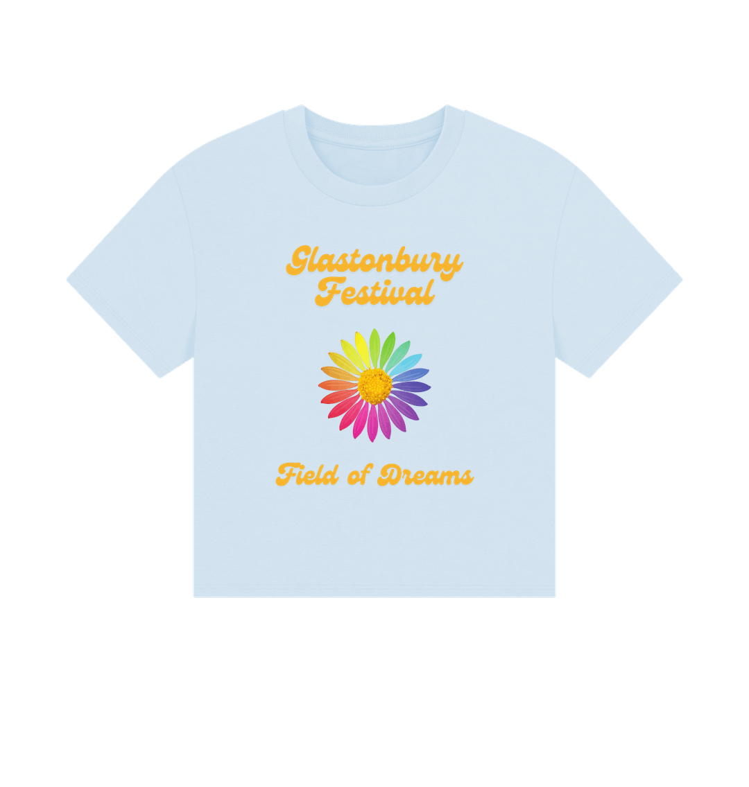 Sky Blue Printed T-shirt