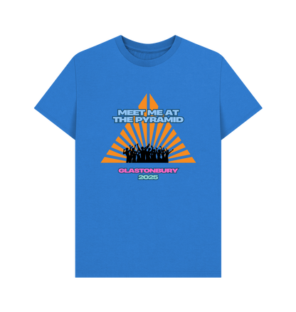 Bright Blue Printed T-shirt