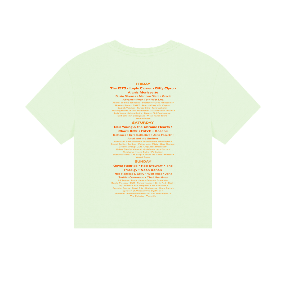 Pastel Green Printed T-shirt