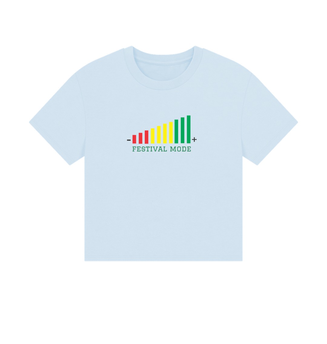 Sky Blue Printed T-shirt