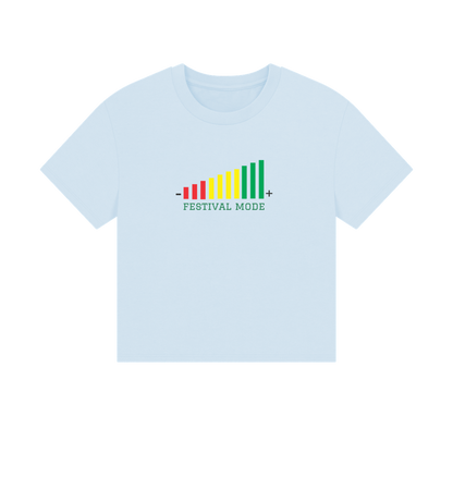 Sky Blue Printed T-shirt