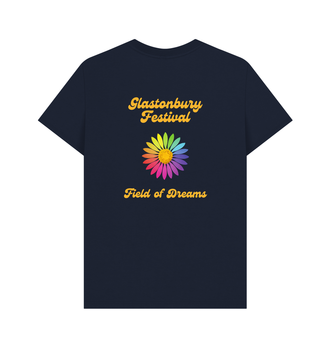 Navy Blue Printed T-shirt