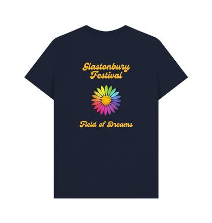 Navy Blue Printed T-shirt