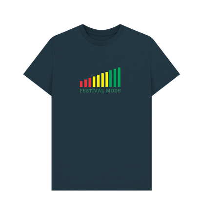 Denim Blue Printed T-shirt