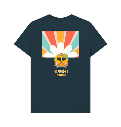 Denim Blue Printed T-shirt