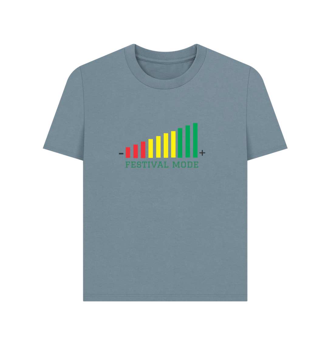 Stone Blue Printed T-shirt