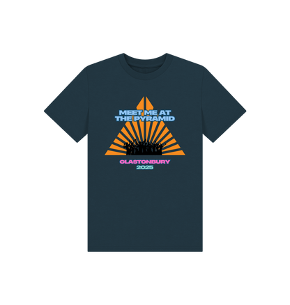 Denim Blue Printed Kids T-Shirt