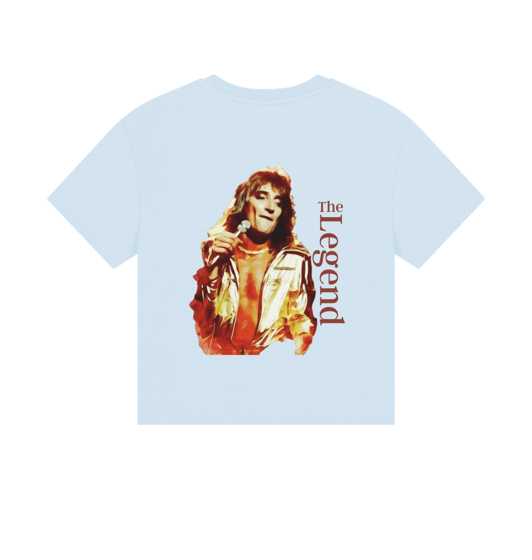 Sky Blue Printed T-shirt