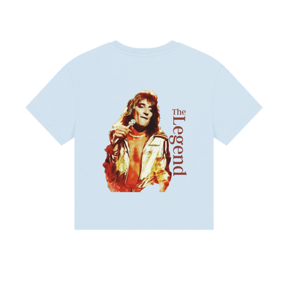 Sky Blue Printed T-shirt