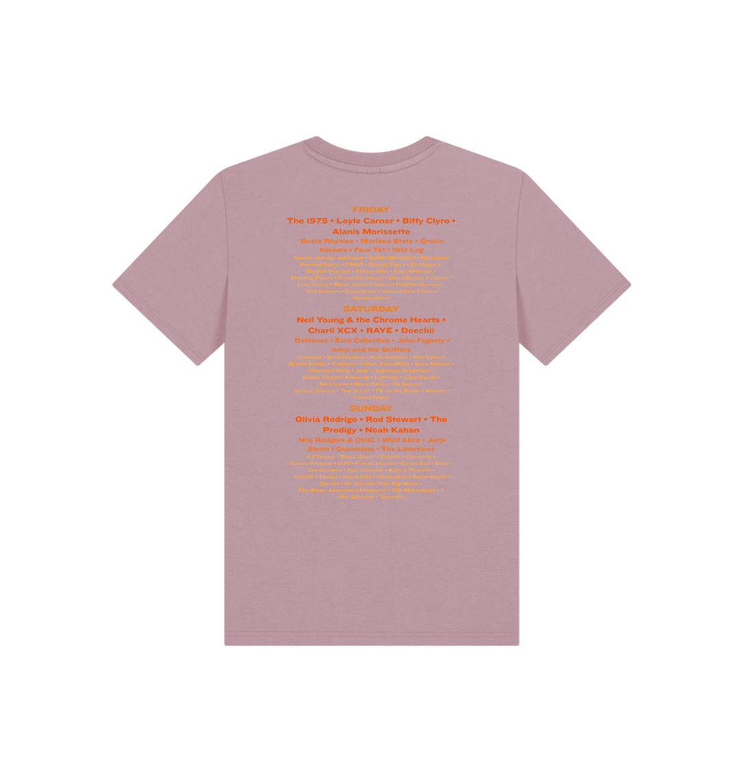 Mauve Printed Kids T-Shirt