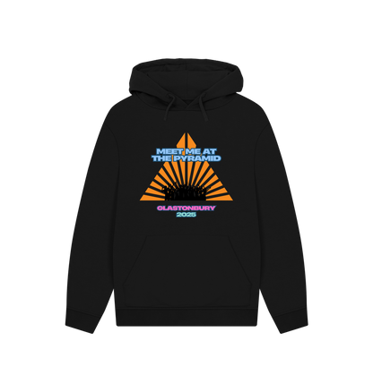Black Printed Hoody