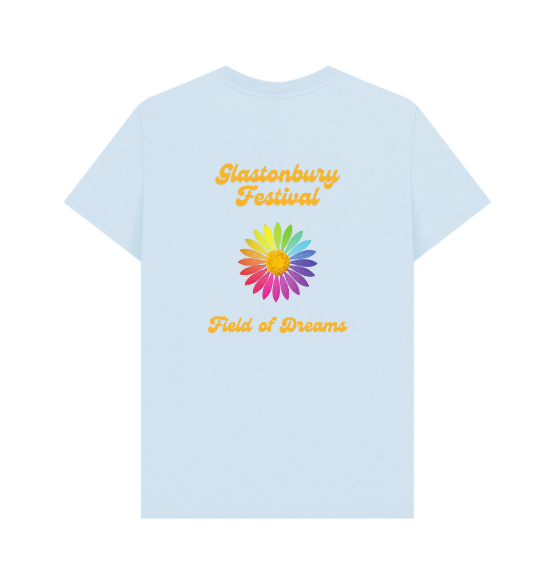 Sky Blue Printed T-shirt