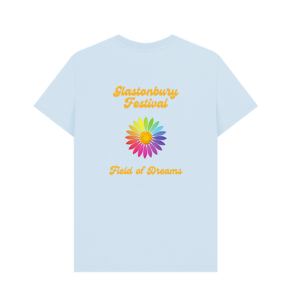 Sky Blue Printed T-shirt