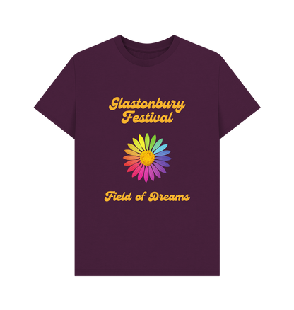 Purple Printed T-shirt