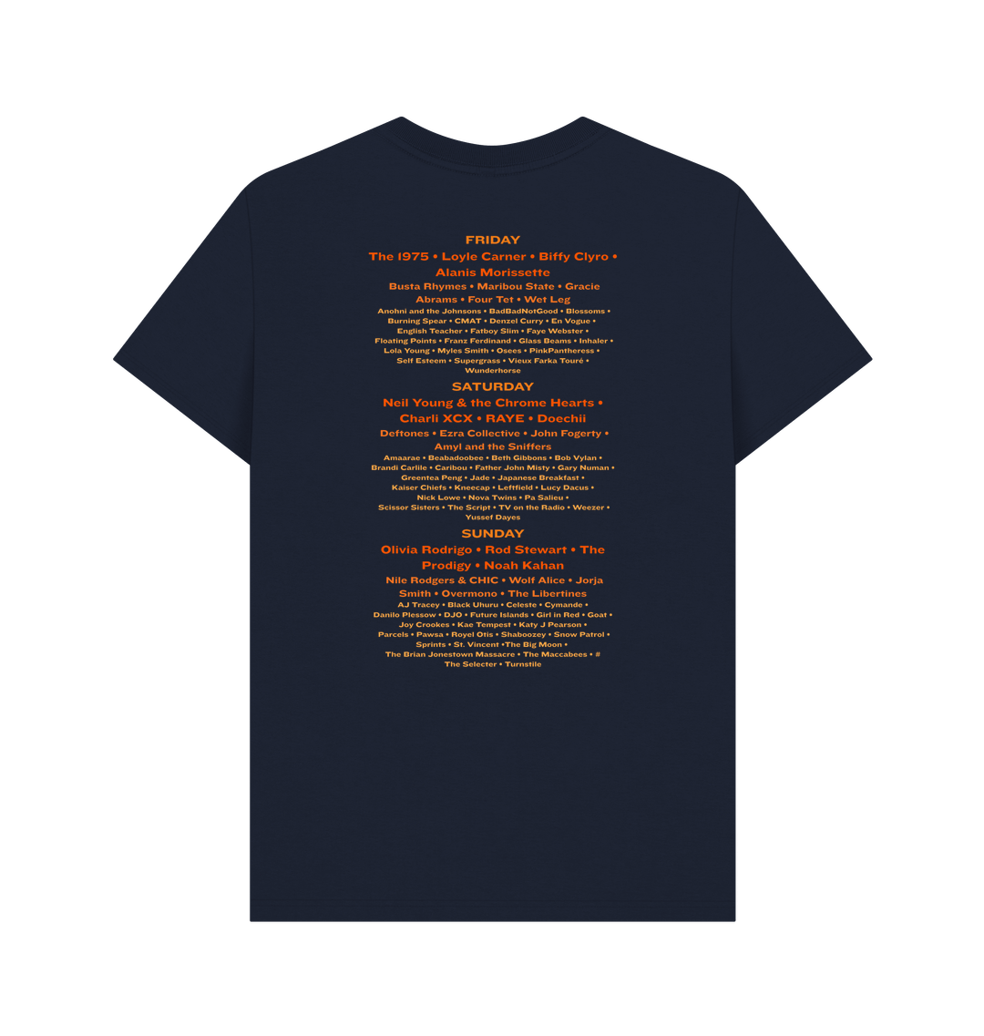 Navy Blue Printed T-shirt